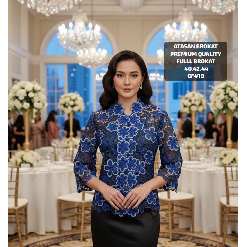 Atasan brokat premium Ariya Vasutron import bangkok