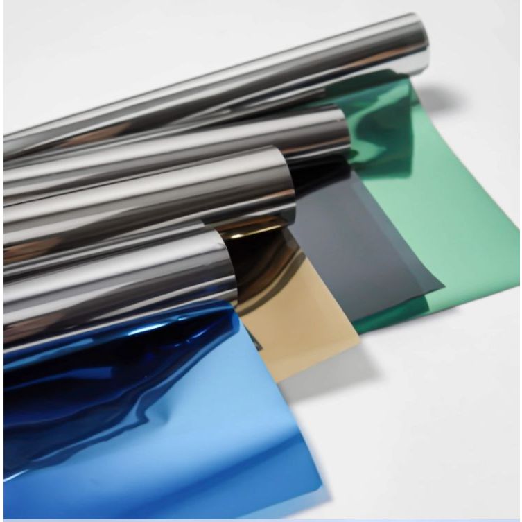 Kaca Film One Way (1 ROLL 30M) colour Green Silver, Blue Silver, Brown Silver, Gold Silver, Black Si