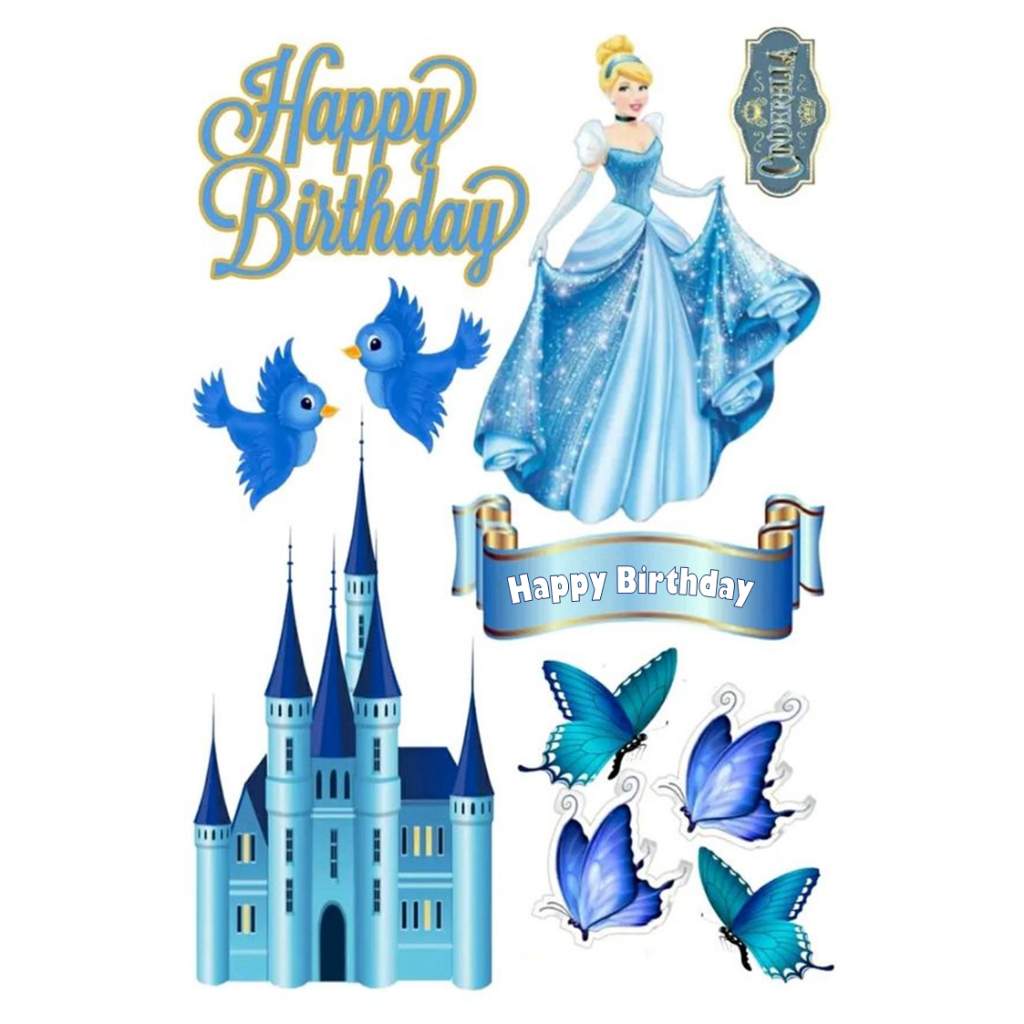 Topper PRINCESS AURORA | Hiasan Cake AURORA Princess /Topper Disney Princess Aurora Custom Nama