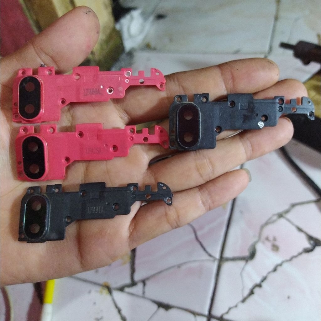 tutup mesin + kaca kamera samsung a10s original copotan