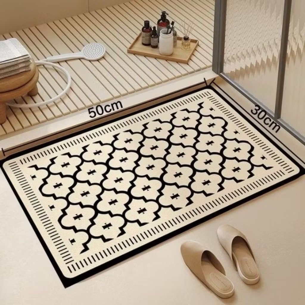 Keset Kaki Ruang Tamu Keset Lantai Kamar Mandi Anti Slip Kitchen Floor Mat 30x50 Ready Medan