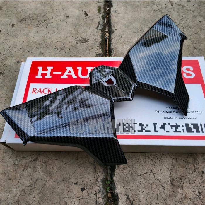 Cover Rak Laci Kupu Kupu Karbon Vario 125 150 OLD 2015 2016 2017 Cover Karbon Rak Laci Dasbor Kanton