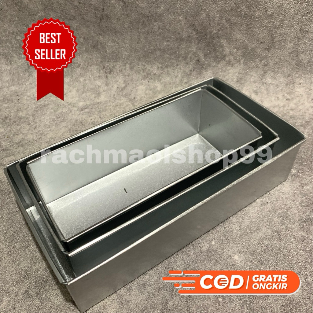 Loyang Roti Sobek 1 SET 3 PCS Tanpa Tutup Cetakan Roti Tawar Bandung Sobek Gembong Medan Kecil Besar