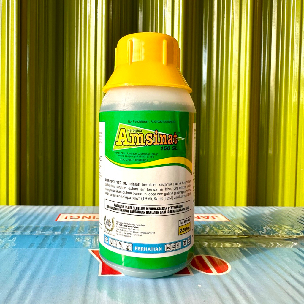 Herbisida AMSINAT 150SL Kemasan 250ml - Amsinat Basmi Semua Jenis Rumput