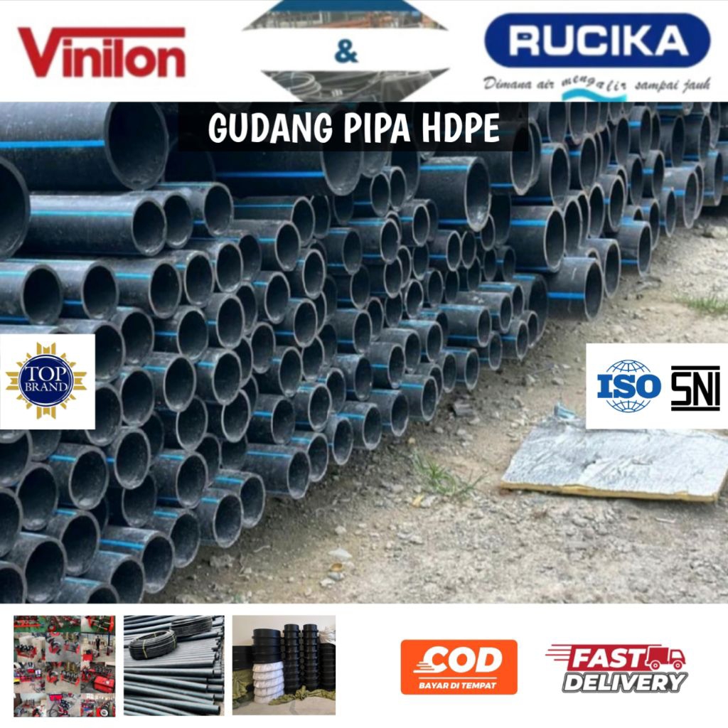 Pipa Hdpe 4 inch 110mm - Pipa Hdpe 110mm 4 inch