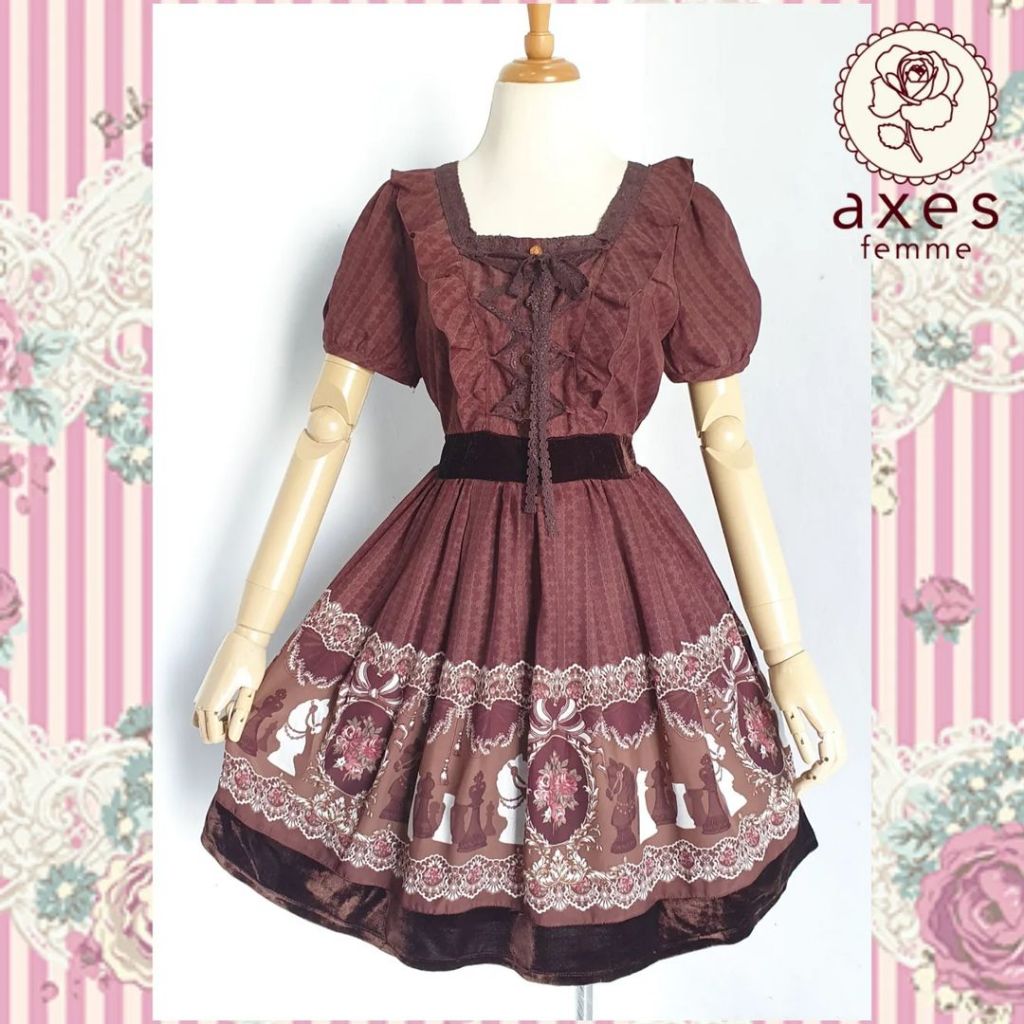 Axes Femme Chess pattern dress