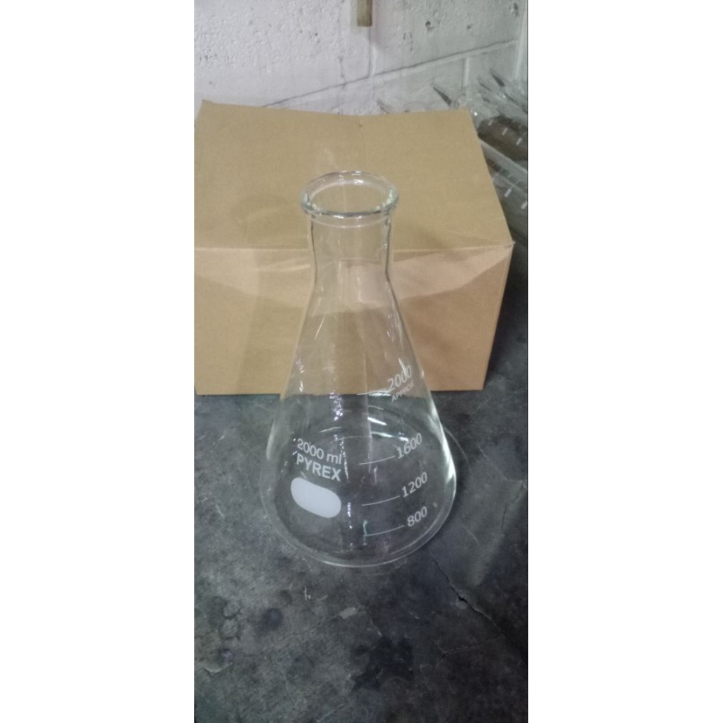 Labu Erlenmeyer Pyrex 2000.ml