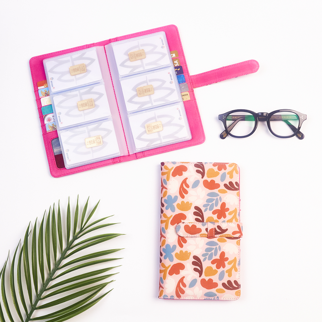 Dompet Antam Card Holder Wallet Tempat Kartu Atm Emas Antam Logam Mulia 72 Slot