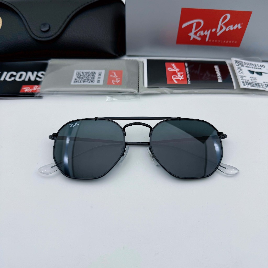 Kacamata Rayban The MARSHAL RB3648 OO2 Black Original