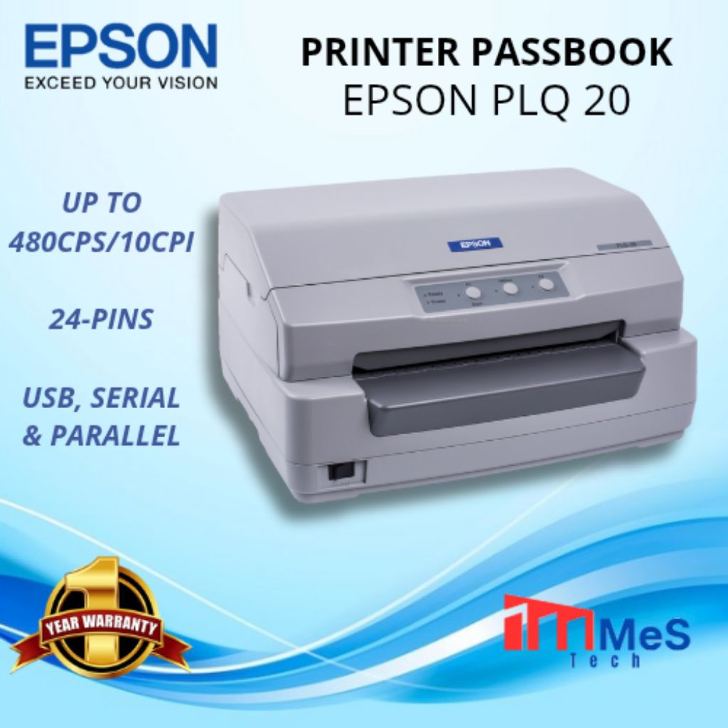 PRINTER EPSON PLQ 20 || PRINTER PASSBOOK PLQ 20 || EPSON PLQ 20 GARANSI 1 TAHUN