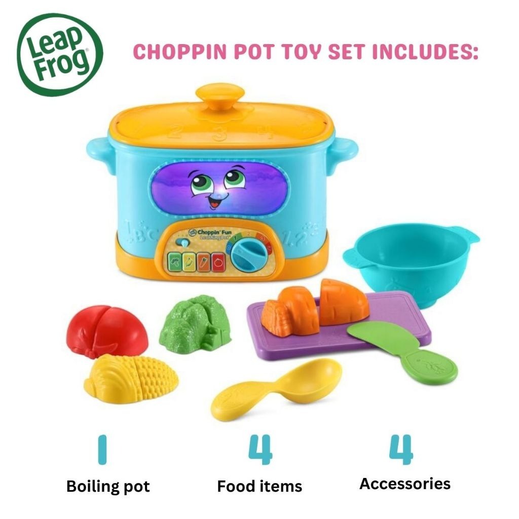 Leapfrog Choppin Fun Learning Pot Pretend Play Toy Set
