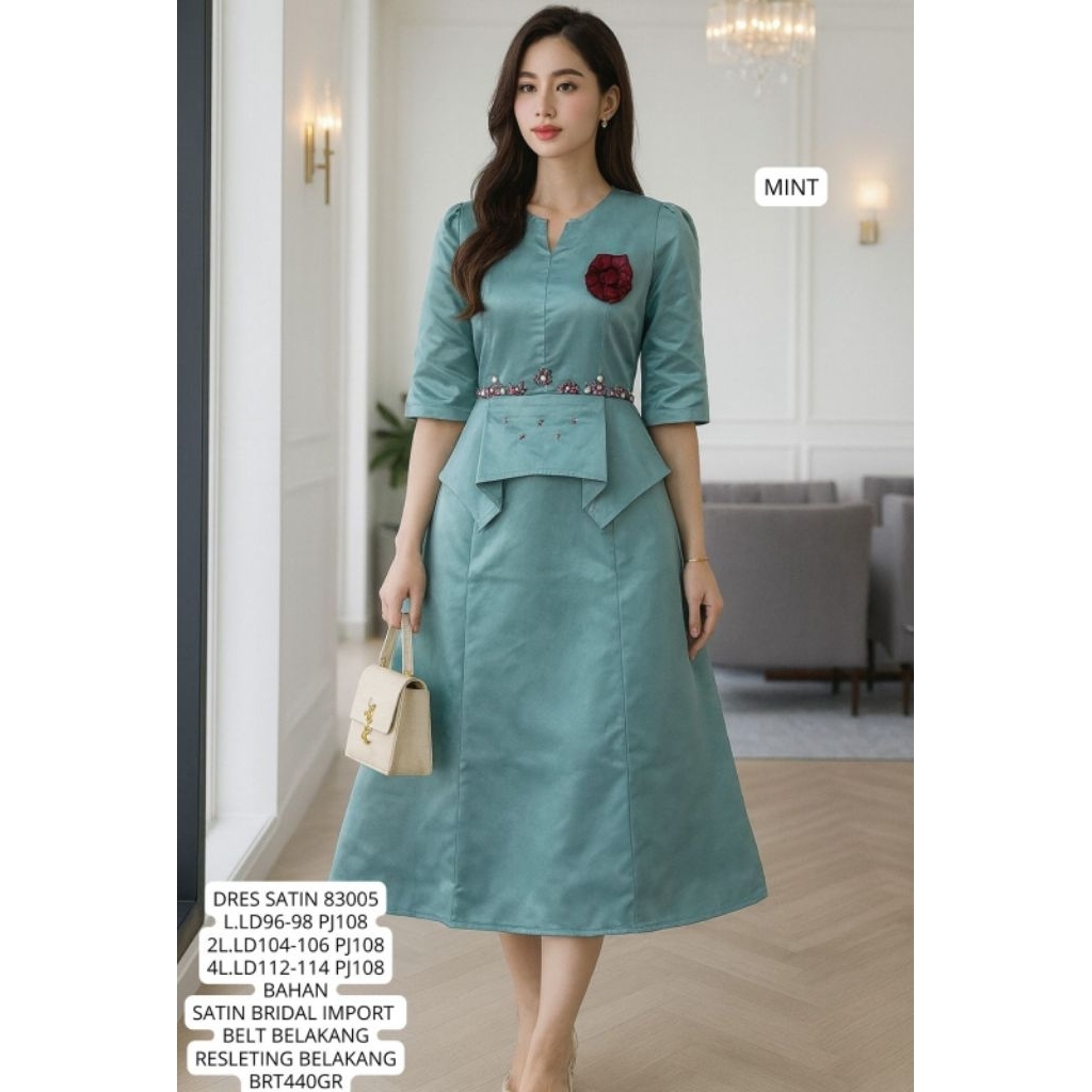 DRES SATIN 83005 HIJAU BOTOL 440GRAM