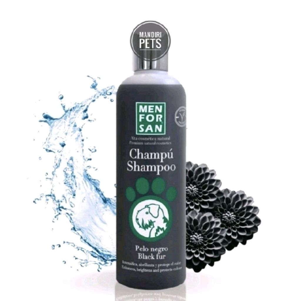 Menforsan Black fur Shampoo for Dog / Shampoo Anjing Poodle / Shampoo Mandi Anjing untuk Bulu Hitam
