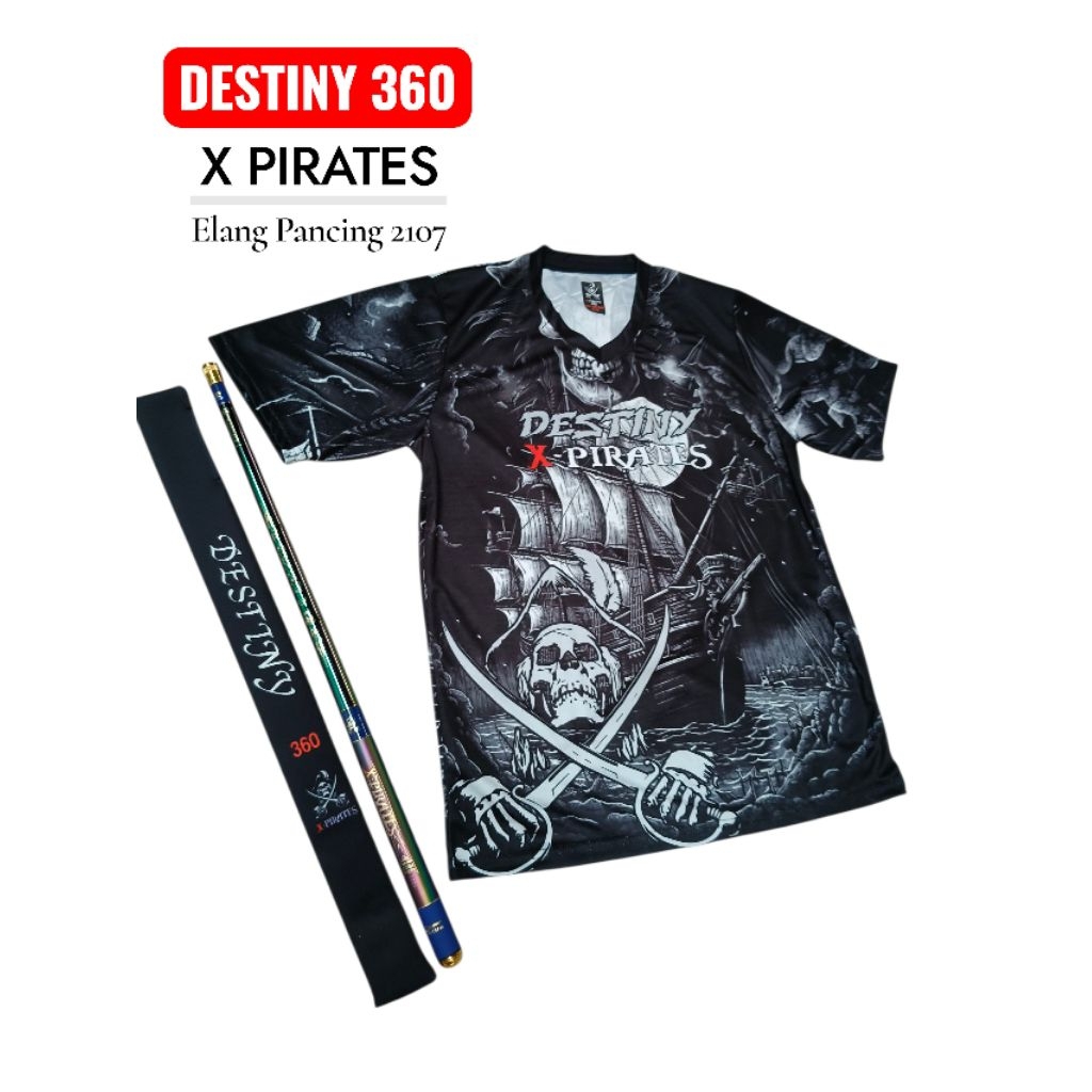 TEGEK DESTINY X PIRATES 360 450 540 BONUS JERSEY X PIRATES ORIGINAL paking pipa