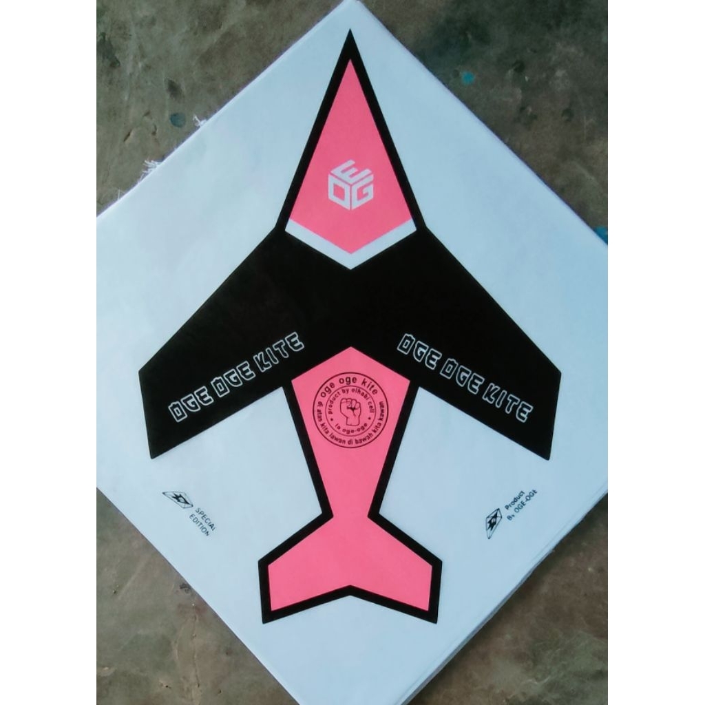 KERTAS LAYANG LAYANG SABLON 2 WARNA bukan layangan hanya kertas harga /50-100pcs