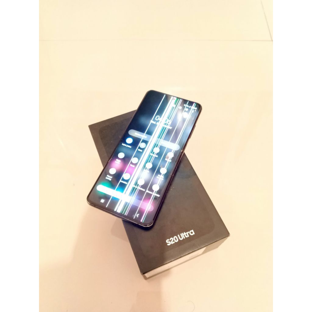 Samsung s20 ultra minus lighsaber 12/128gb bekas
