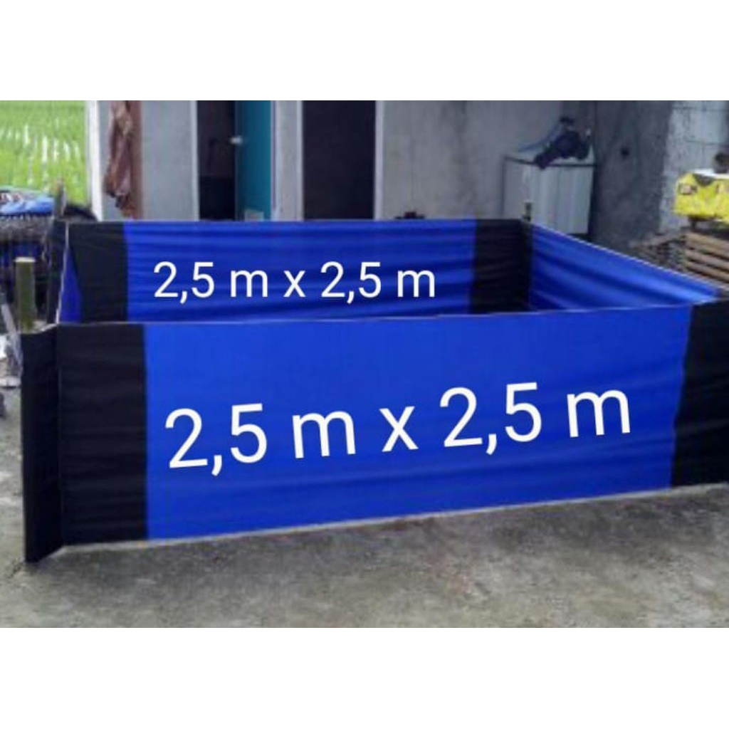 geber kain ayam Ukuran 2,5 m x 2,5 m lubang 4