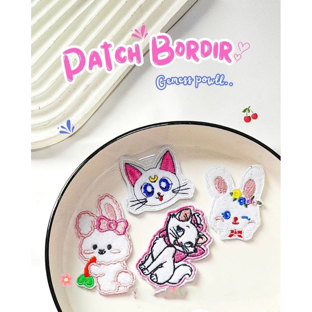 Patch Bordir Aksesoris Bordir Hiasan Baju Tempelan Baju Bordir Aksesoris Tas Aksesoris Sepatu