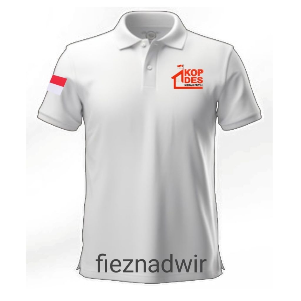 kaos kopdes kaos koperasi desa merah putih kaos polo katun kopded