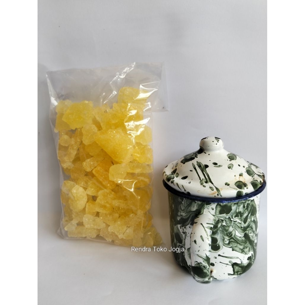 Gula Batu Kristal Kuning Bening | Gula Batu Khas Jogja