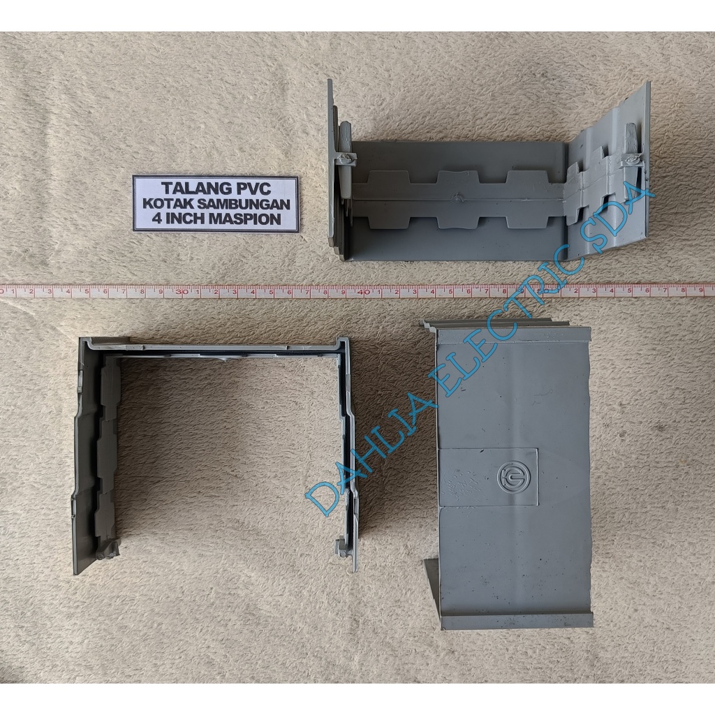 SAMBUNGAN  TALANG AIR PVC KOTAK 4 INCH
