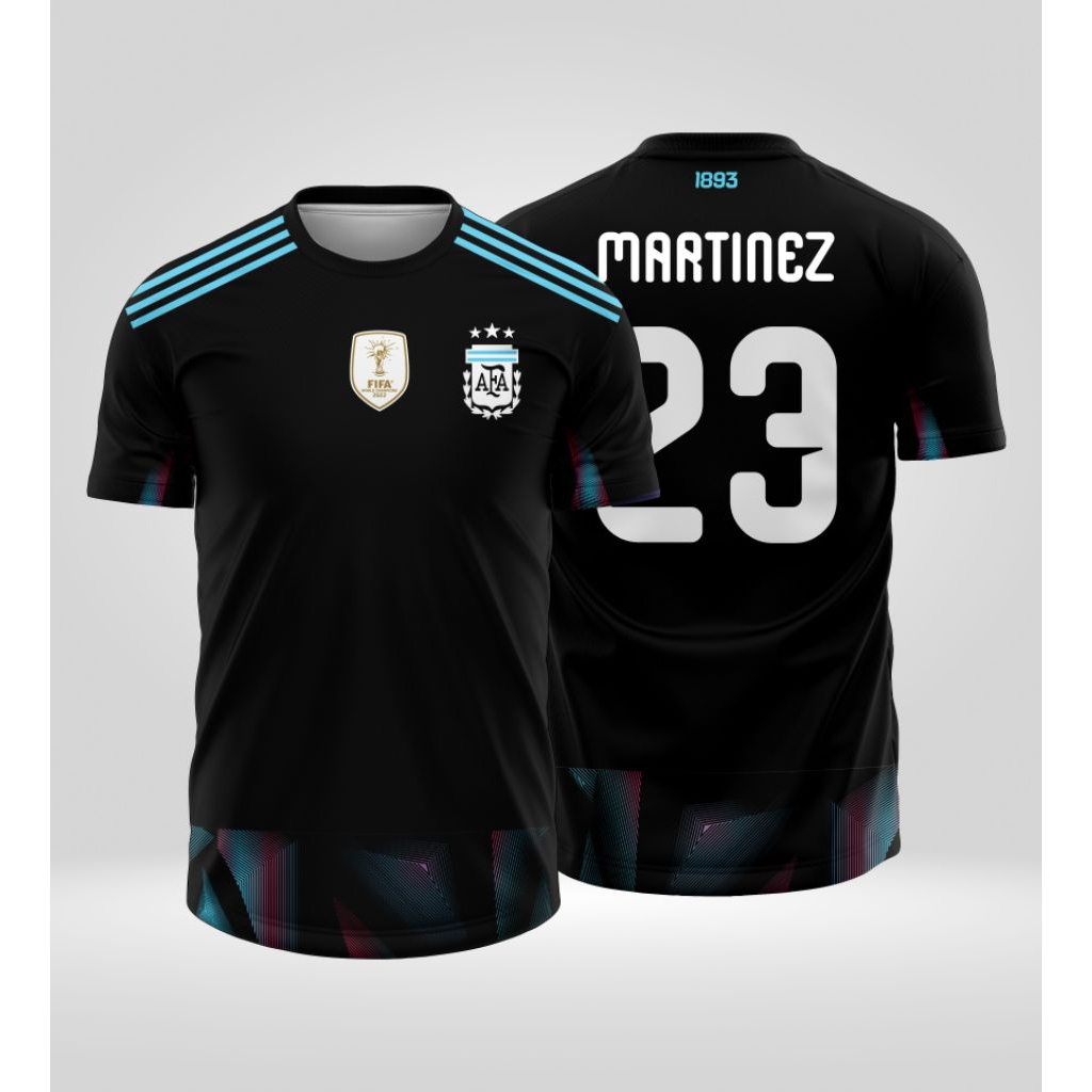 Jersey Baju Kaos Kiper Argentina Terbaru 2026 Hitam