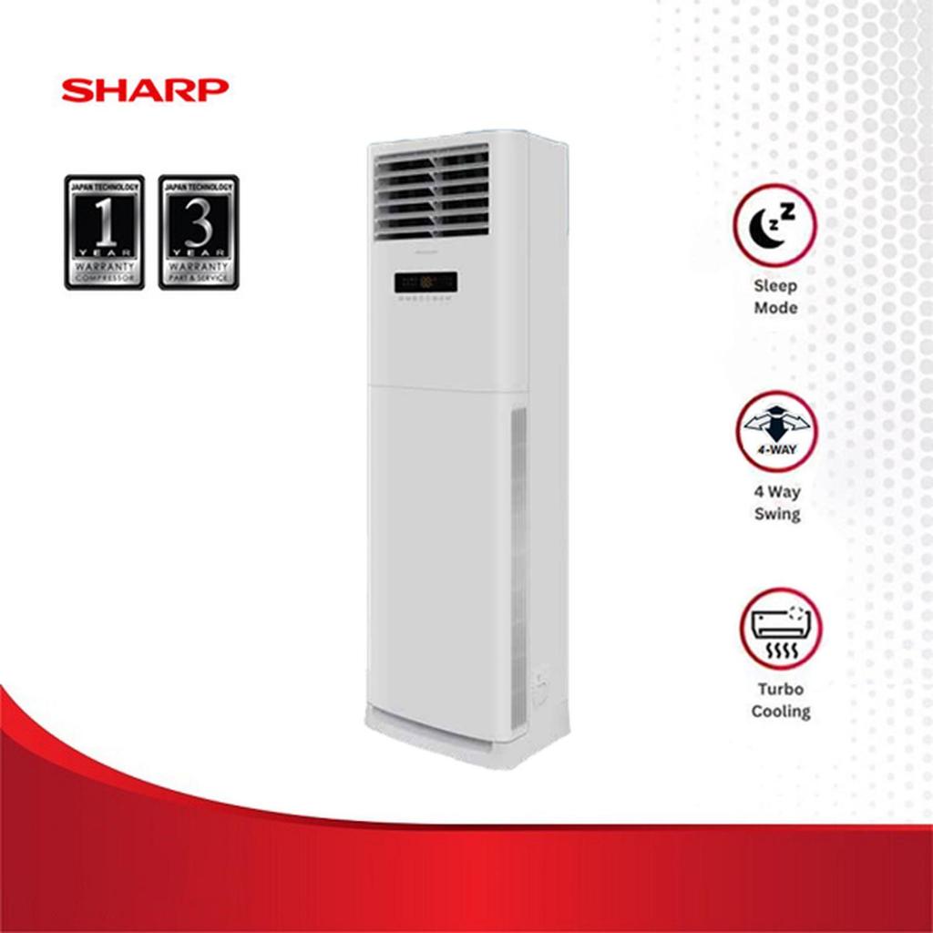 SHARP GS-A48ACY AC FLOOR STANDING 5 PK STANDARD TURBO COOL (UNIT ONLY)