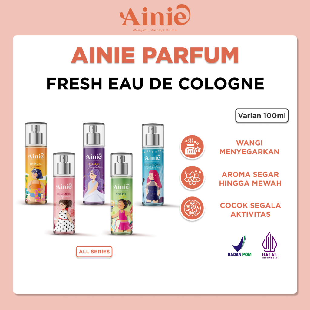 Ainie Eau De Cologne 100ml Parfum Wanita