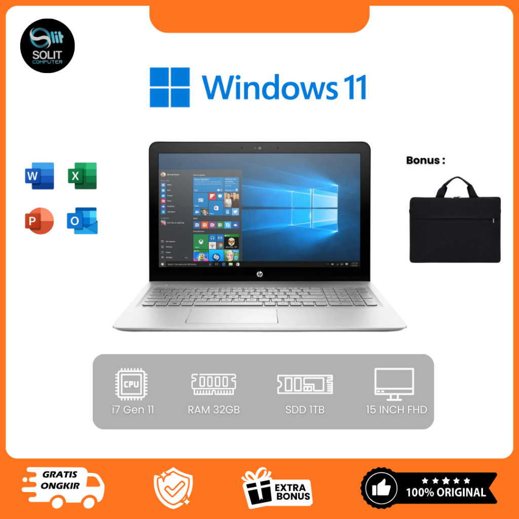 HP Envy 15 i7-11800H | 32GB | 1TB SSD | RTX 3060 | 4K Touchscreen