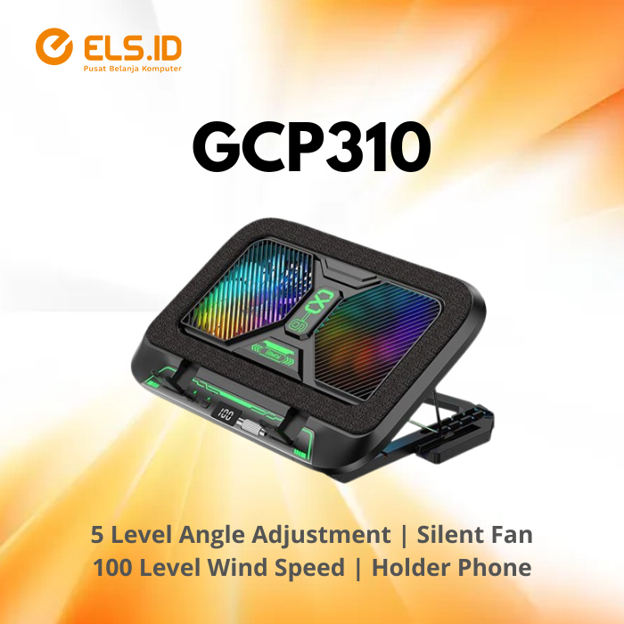 Gamen GCP310 Cooling Pad Laptop Gaming RGB Silent Fan