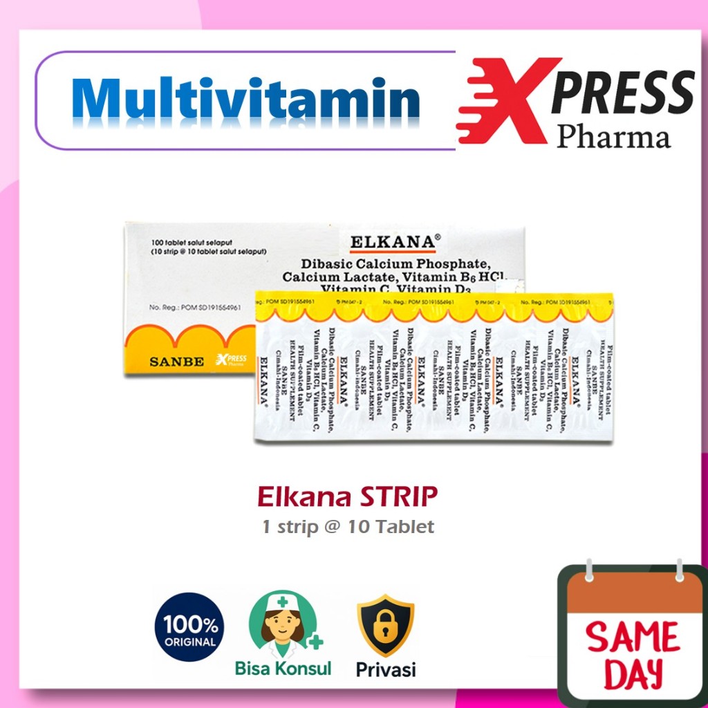 XPRESS  STRIP Elkana tablet vitamin Promil Program Hamil