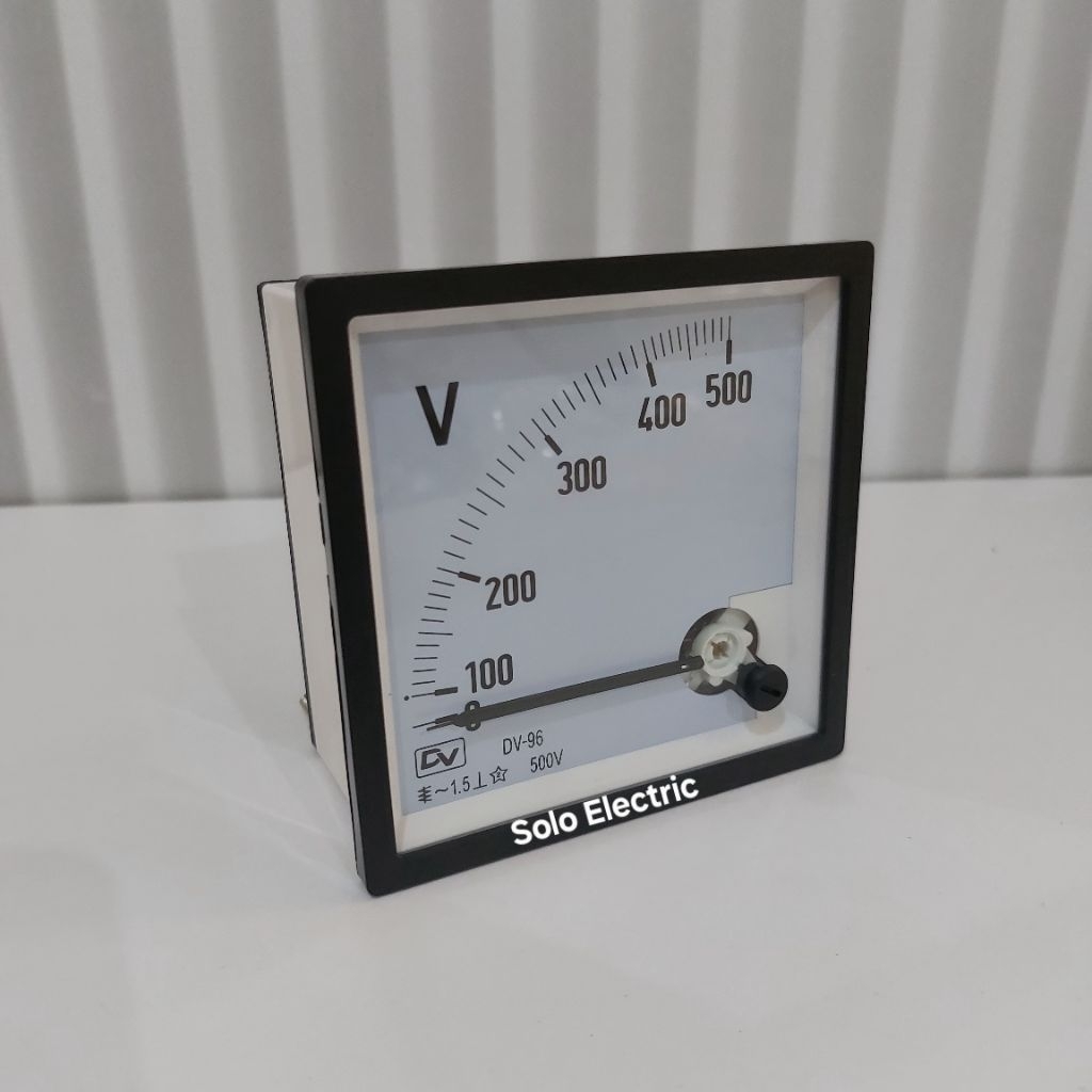 Store_Nolimit Volt Meter Analog 500V Dv / Volt Panel Meter 96 / 72