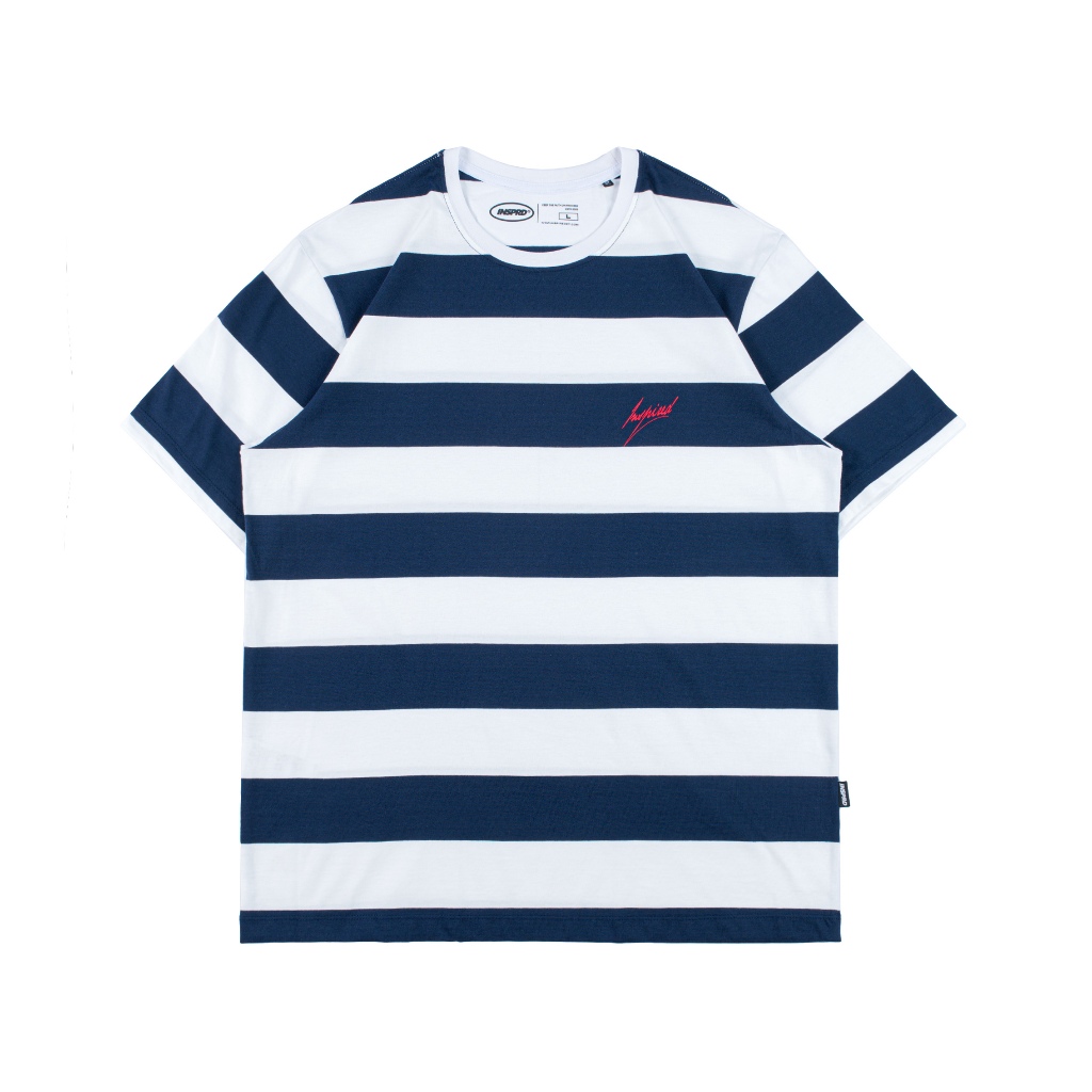 Inspired27 Tshirt | Kaos Stripe | Kaos Garis |  Signature Str Nv
