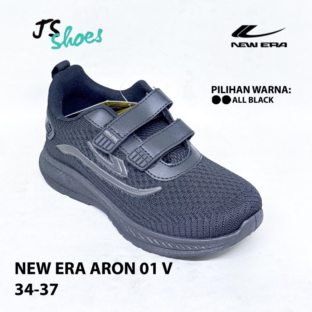 NEW ERA ARON 01 - SEPATU SEKOLAH KRETEK ANAK MERK NEW ERA ORIGINAL