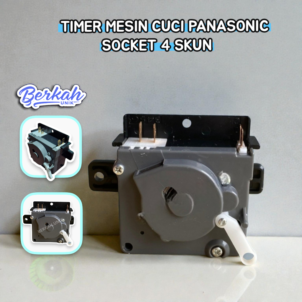 [Berkah.unik] Timer Panasonic Timer Mesin cuci panasonic 4 skun timer panasonic 4 socket - timer mes
