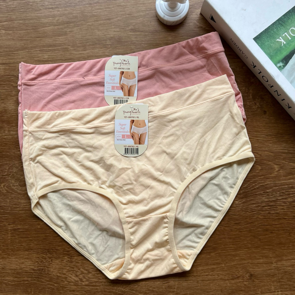 YOUNG HEARTS PANTY MIDI CELANA DALAM WANITA SIZE L MODEL MIDI Y27-000671