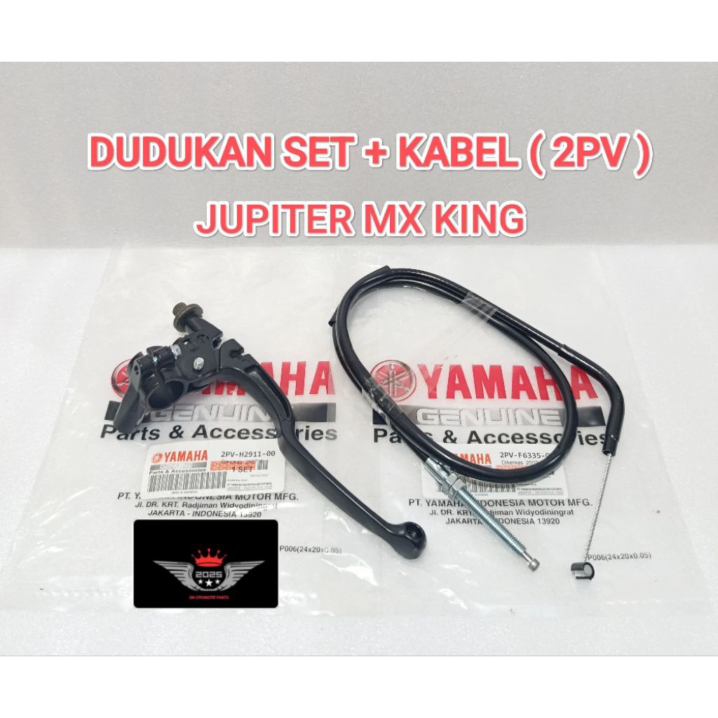 DUDUKAN HANDLE SET + KABEL KOPLING ( 2PV ) YAMAHA JUPITER MX KING RUMAH HENDEL KIRI HIGH QUALITY