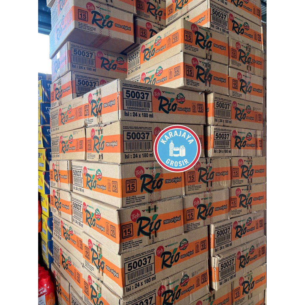 TEH RIO RASA ORIGINAL 180ML x 24 CUP