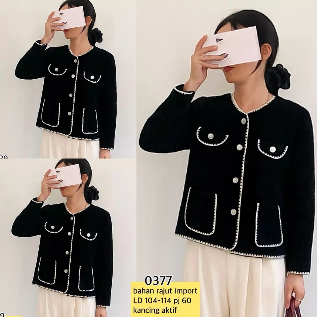 KLOWI-BLOUSE RAJUT IMPORT-BLUS RAJUT PNJANG-BLOUSE RAJUT BKK-ATASAN WANITA TERBARU