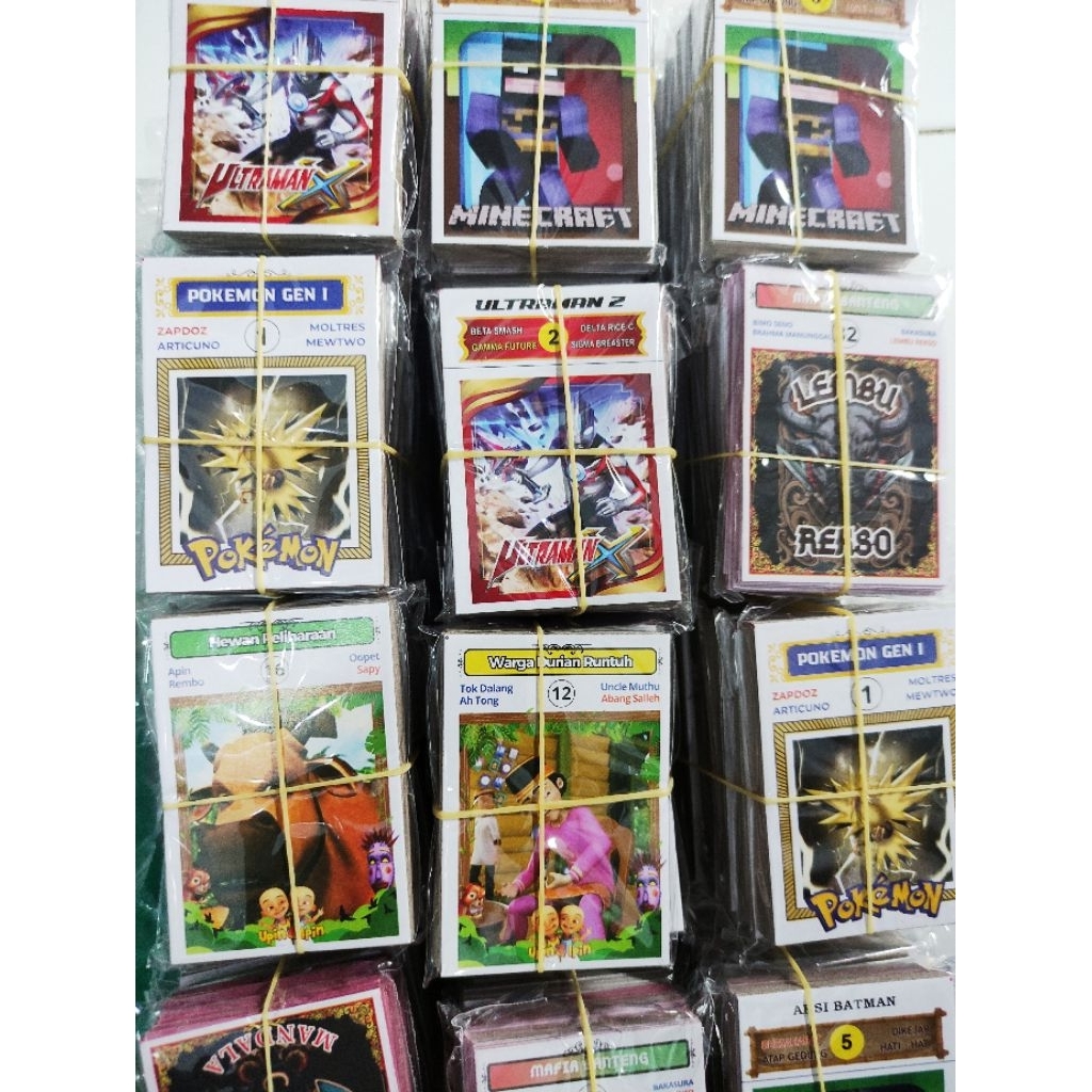 Kartu Umbul Kartu Tepuk Kualitas Bagus  Kartu wayang  Gambar Lebih Bagus dan Tebal