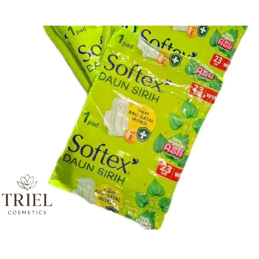 Softex Daun Sirih 23cm WINGS Isi 10 Sachet Renceng