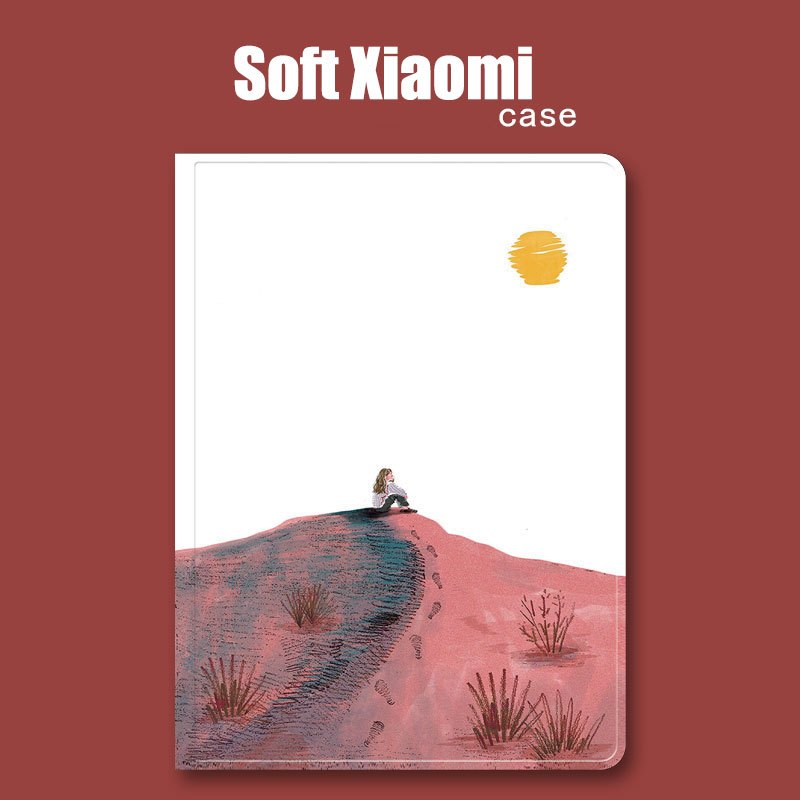 Redmi Pad SE Case XiaoMi Pad 6 Acrylic Case Redmi Pad Bekas Crystal Clear Casing Flip Case With Pen 