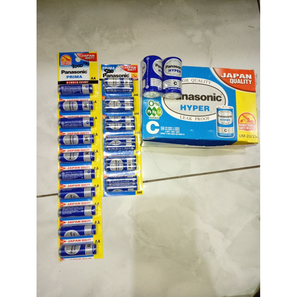 Baterai Panasonic terlengkap Prima lengkap baterai Panasonic
