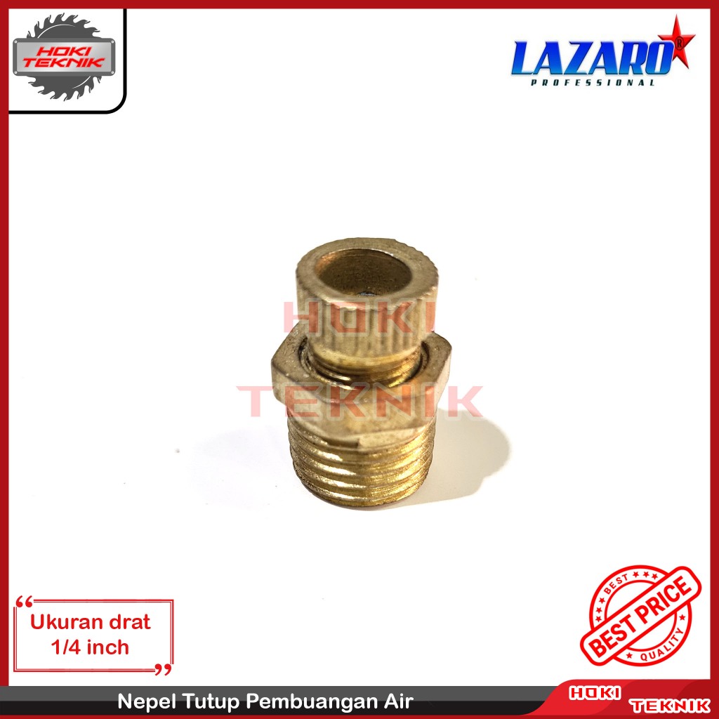 Nepel Tutup Pembuangan Air Tangki Mesin Kompresor