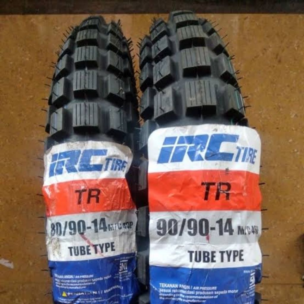 Ban luar motor matic IRC type Trail 80/90-14 & 90/90-14