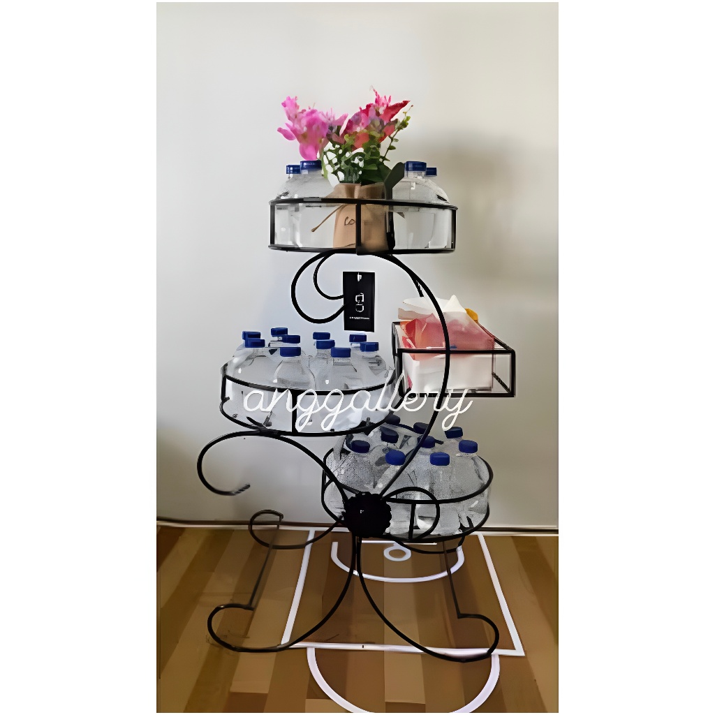 Rak Minuman Lebaran Serbaguna Besi Aesthetic