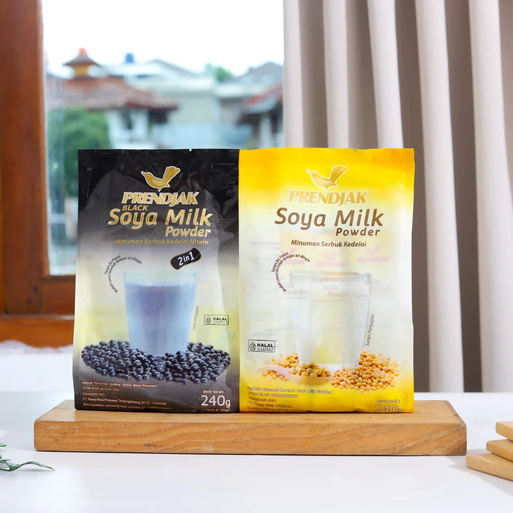 Black Soya Milk Powder / Susu Kedelai Hitam Prendjak Soya Milk Powder
