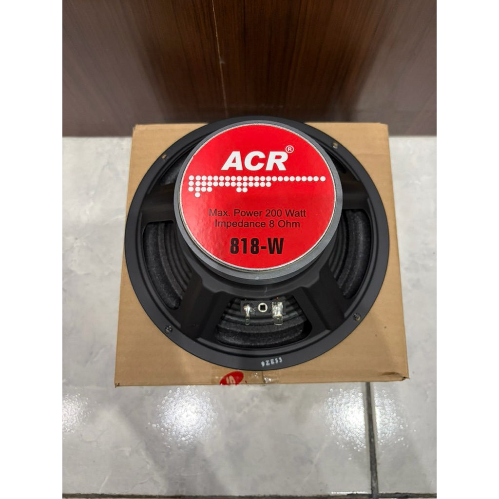 Speaker ACR 8inch 818-W 818W 818 W woofee wofer 200watt 200 watt 8” 8in original