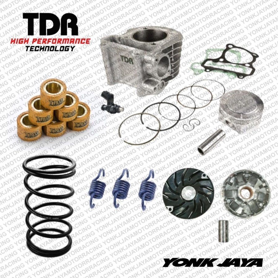 PAKET BORE UP TDR BEAT FI BEAT STREET SCOOPY FI 2014-2019 130CC 54,5MM