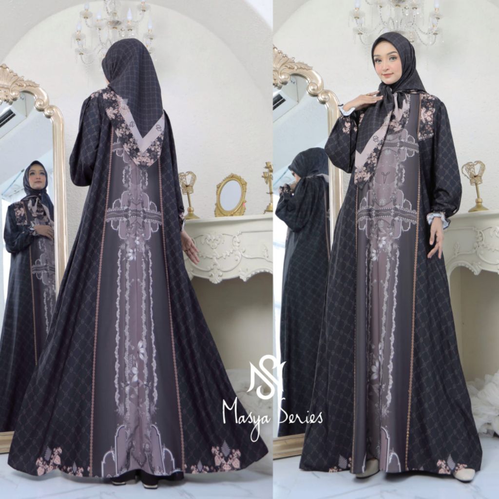 Masya Series Gamis Syar'i Branded Original By Nais Syar'i